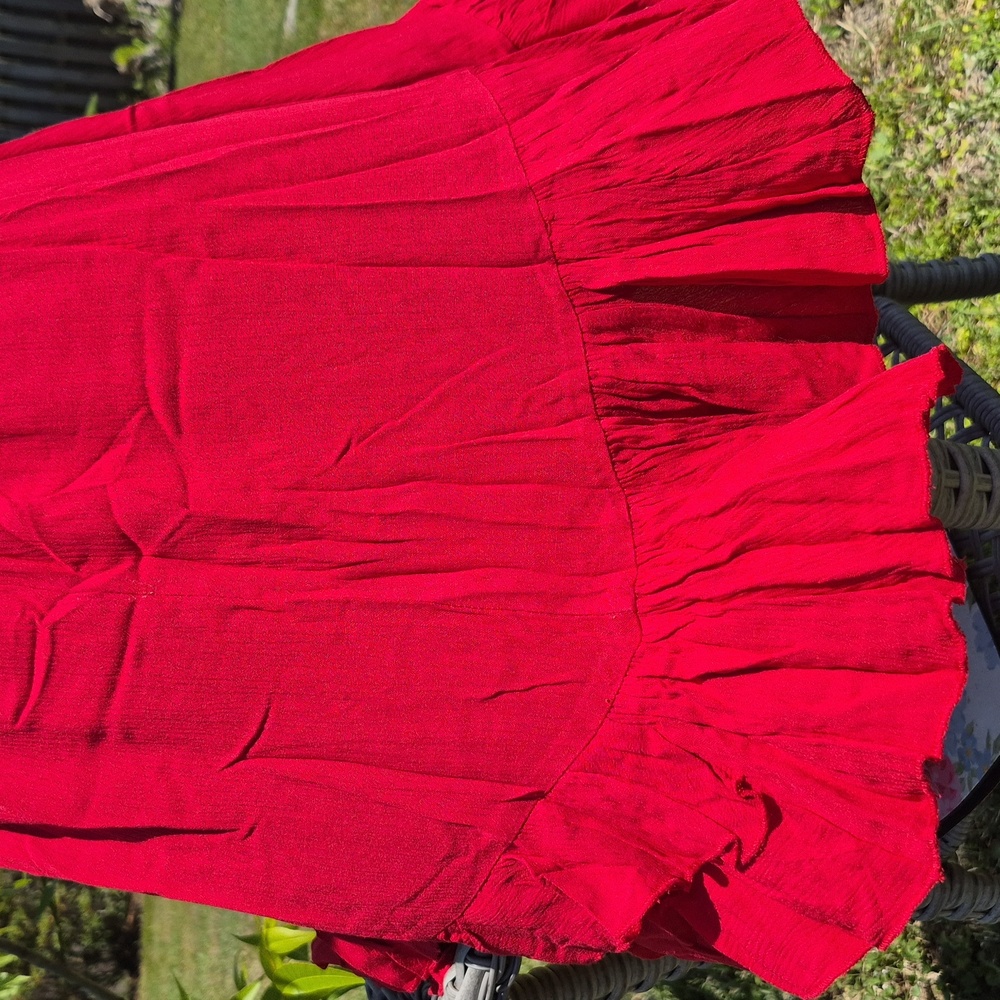 `ღ´- ♥ -`ღ´ Stunning Red Lace Front Dress `ღ´- ♥ -`ღ´ - Picture 15 of 17